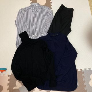 ユニクロ(UNIQLO)のユニクロ　4点セット(シャツ/ブラウス(長袖/七分))