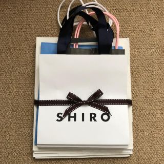 シロ(shiro)の紙袋まとめ売り(ショップ袋)