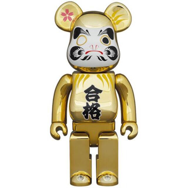 BE@RBRICK MEDICOM TOY 達磨 合格 金メッキ 400％ エンタメ/ホビーのフィギュア(その他)の商品写真