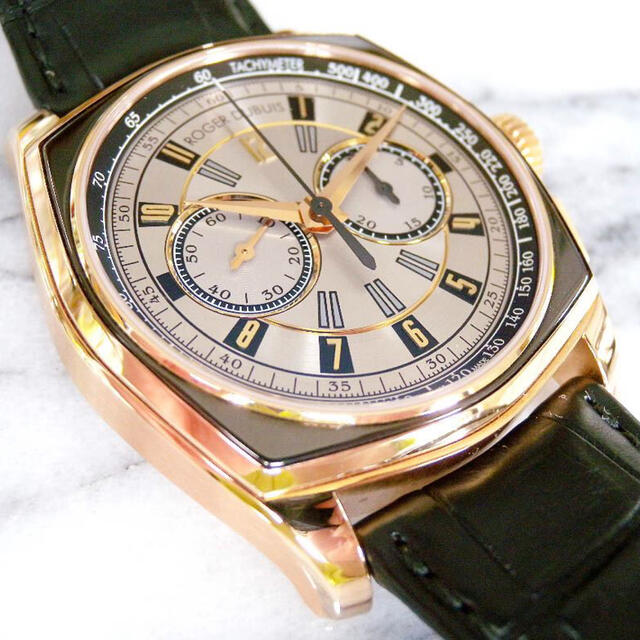 ROGER DUBUIS(ロジェデュブイ)のロジェデュブイ　モガネスク　クロノグラフ 18k RG  自動巻 45mm  レディースのファッション小物(腕時計)の商品写真