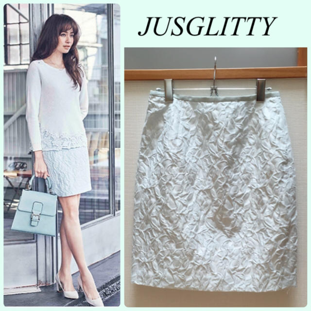 JUSGLITTY(ジャスグリッティー)の今季新品♡RINA着用♡タイトスカート レディースのスカート(ミニスカート)の商品写真