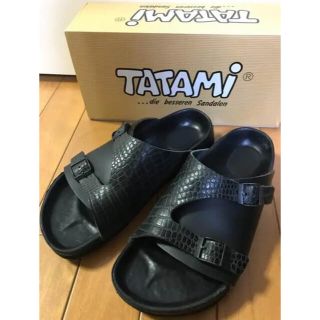 TATAMI Pilica タタミ ピリツァ サンダル 40 26cmブラック黒 東京銀座オフライン販売 ピリツァ タタミ BIRKENSTOCK by PILICA TATAMI サンダル