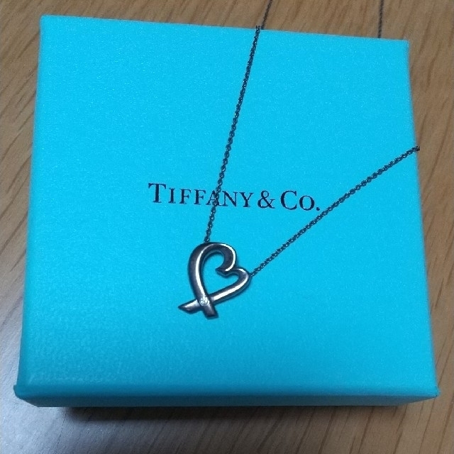 Tiffany & Co.(ティファニー)のティファニー ネックレス ダイヤ ハート ペンダント レディースのアクセサリー(ネックレス)の商品写真