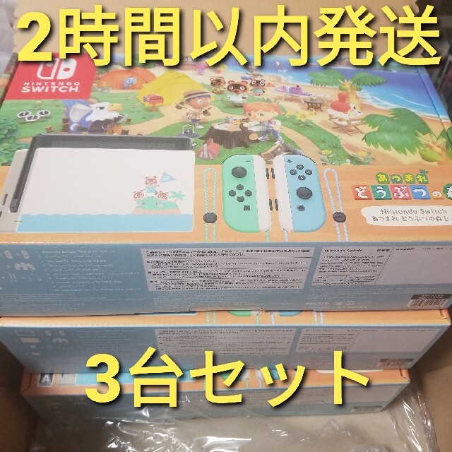 素敵でユニークな 任天堂 - スイッチ 本体 Nintendo Switch あつまれ どうぶつの森セット 家庭用ゲーム機本体