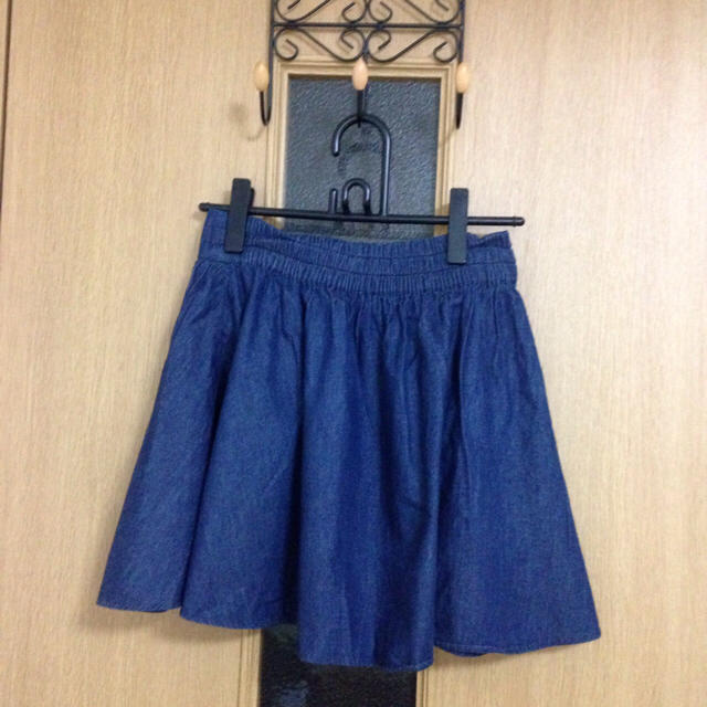 RETRO GIRL(レトロガール)のデニム フレアスカート ☺︎ レディースのスカート(ミニスカート)の商品写真