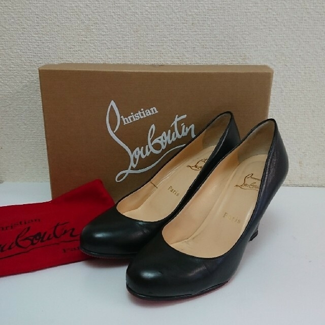 正規品 Christian Louboutin ウェッジソール 美品