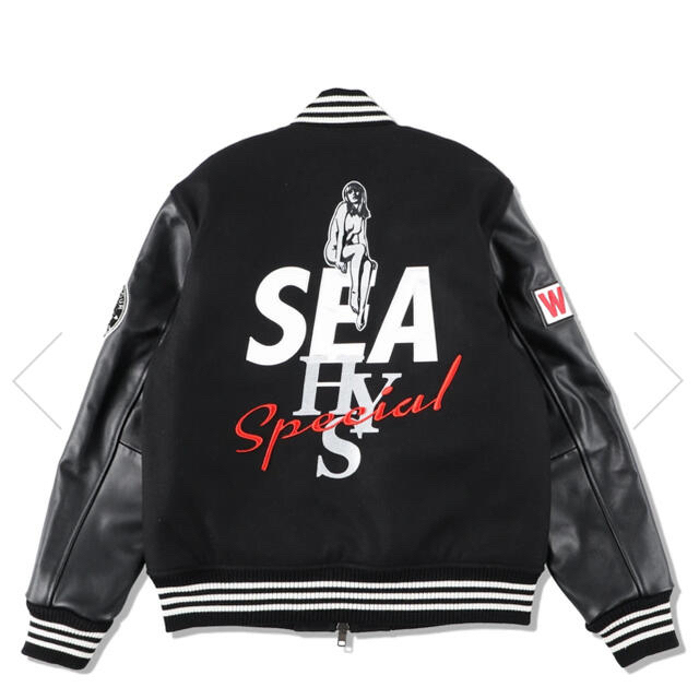 HYSTERIC GLAMOUR(ヒステリックグラマー)のwind and sea × hysteric glamour スタジャン メンズのジャケット/アウター(スタジャン)の商品写真