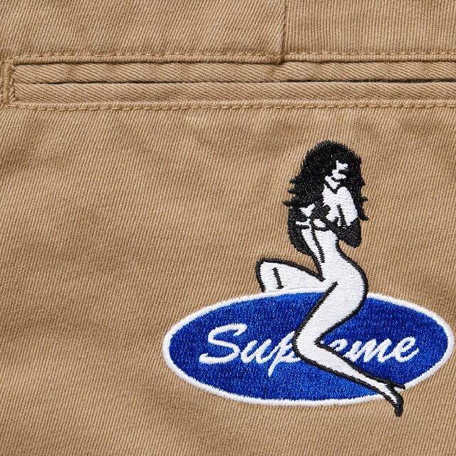 Supreme(シュプリーム)のSupreme Pin Up Chino Pant Khaki 36 メンズのパンツ(チノパン)の商品写真