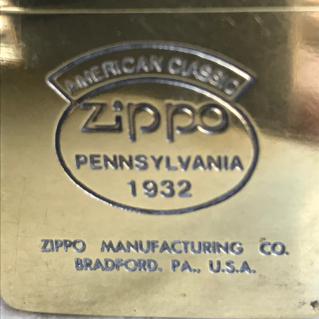 ZIPPO(ジッポー)のセール　Zippo zippo ジッポーオイルライター真鍮製 メンズのファッション小物(タバコグッズ)の商品写真