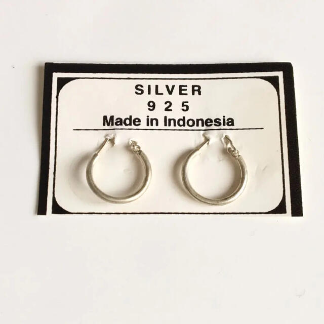 新品　ピアス　シルバーピアス　シルバー925 フープピアス　リングピアス メンズのアクセサリー(ピアス(両耳用))の商品写真