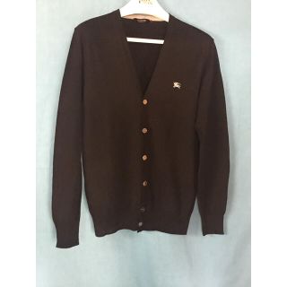 バーバリーブラックレーベル(BURBERRY BLACK LABEL)の極美品バーバリーブラックレーベルカーディガンM黒(カーディガン)