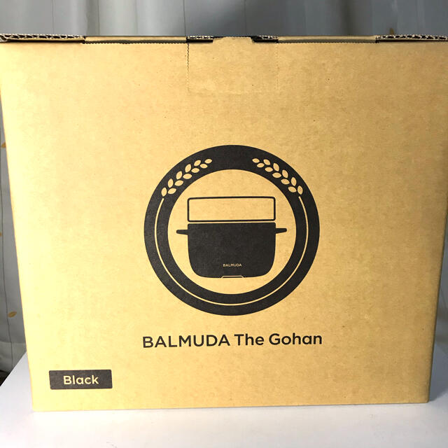 BALMUDA The Gohan K03A-BK 電気炊飯器　黒　送料無料