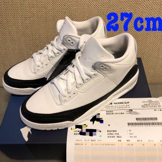 ナイキ(NIKE)の27cm  NIKE AIR JORDAN 3 FRAGMENT (スニーカー)