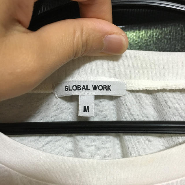 GLOBAL WORK(グローバルワーク)の袖シフォンTシャツ レディースのトップス(Tシャツ(半袖/袖なし))の商品写真