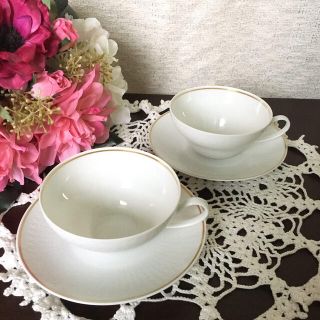 ローゼンタール(Rosenthal)の【新品未使用】ROSENTHAL CLASSIC ROSE カップ＆ソーサーペア(グラス/カップ)