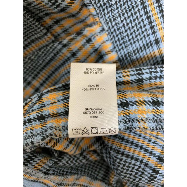 Supreme 19ss Work Pant blue plaid 30 3