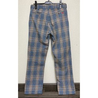 Supreme 19ss Work Pant blue plaid 30