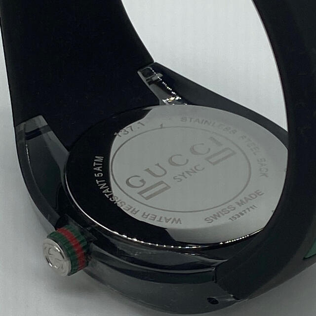 Gucci(グッチ)の【定価54000円!】希少 グッチ Gucci Sync XXL メンズ 腕時計 メンズの時計(腕時計(アナログ))の商品写真