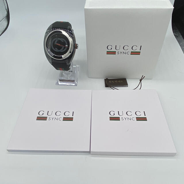 Gucci(グッチ)の【定価54000円!】希少 グッチ Gucci Sync XXL メンズ 腕時計 メンズの時計(腕時計(アナログ))の商品写真