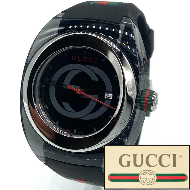 Gucci(グッチ)の【定価54000円!】希少 グッチ Gucci Sync XXL メンズ 腕時計 メンズの時計(腕時計(アナログ))の商品写真
