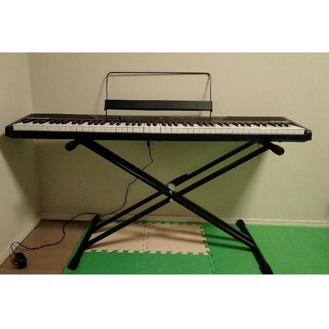 電子ピアノ、キーボードスタンド、フットペダル、カバー四点セット 楽器の鍵盤楽器(電子ピアノ)の商品写真