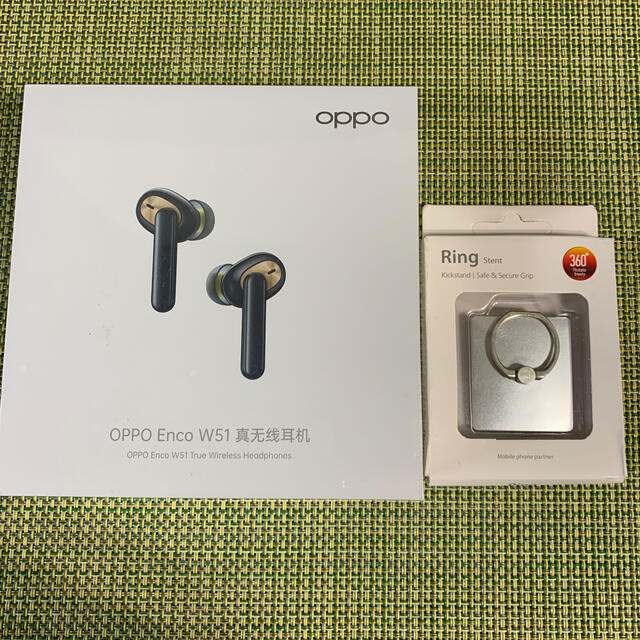【新品未使用】OPPO Enco W51 ワイヤレスイヤホン 黒ノイズキャンセル スマホ/家電/カメラのオーディオ機器(ヘッドフォン/イヤフォン)の商品写真