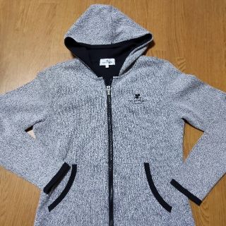 【3万円】courreges  ロゴデザイン フワフワ　パーカー　トップス