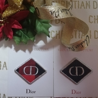 クリスチャンディオール(Christian Dior)の【非売品】🌹Dior🌹アイロンワッペン【新品】クリスチャンディオール🥀2枚(ファッション雑貨)