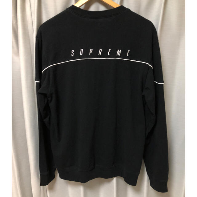 美品Supreme 18SS Yoke Piping L/S Top トレーナー