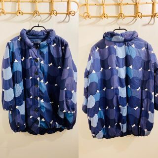 マリメッコ(marimekko)のマリメッコ　レア！バルーンコート　36サイズ　ビックシルエット(ダウンコート)