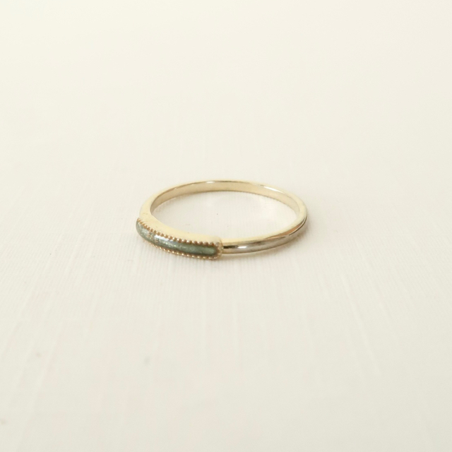 指輪　リング　ゴールド　ストーン　ブルー レディースのアクセサリー(リング(指輪))の商品写真