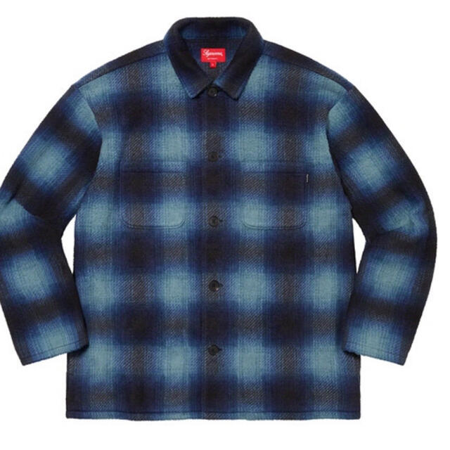 宜しくお願い致しますSupreme 20fw Shadow Plaid Fleece Shirt