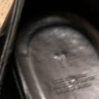 y's ワイズ スムースレザー厚底スリッポン