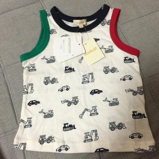 ハッシュアッシュ(HusHush)のはたらく車柄🚜男の子90cm(Tシャツ/カットソー)