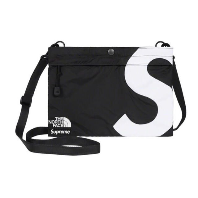 バッグSupreme ノースフェイス S Logo Shoulder Bag 黒