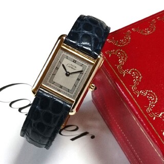 カルティエ(Cartier)の☆美品☆ カルティエ マストタンク ヴェルメイユ レディース SM / 腕時計(腕時計)