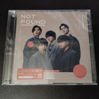 セクシー ゾーン(Sexy Zone)のNOT FOUND 通常盤 初回プレス Sexy Zone(ポップス/ロック(邦楽))