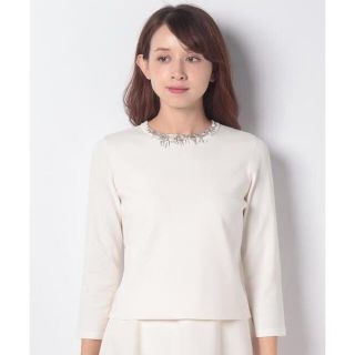 アナイ(ANAYI)のANAYI ¥2.9万　アセテートナイロンビジュープルオーバー/セルフォード(ニット/セーター)