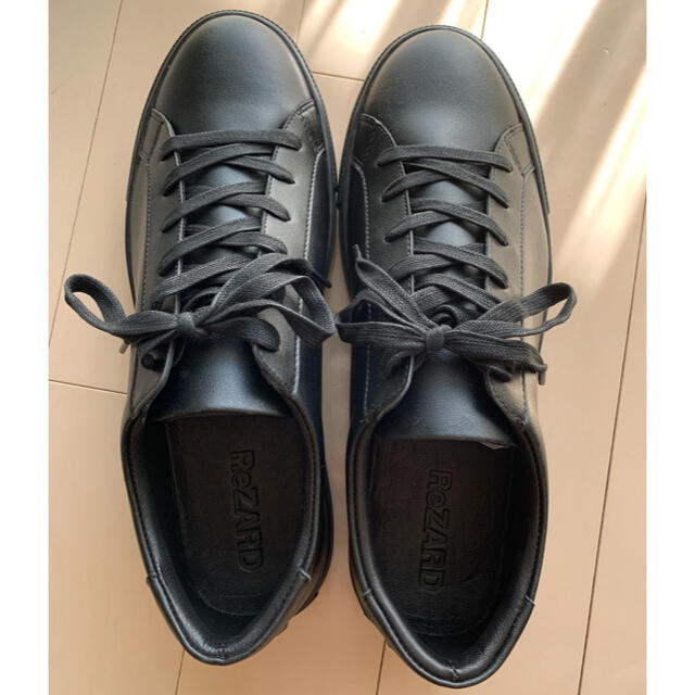 リザード ReZARD ロゴレザースニーカー （ブラック×ゴールド）   メンズの靴/シューズ(スニーカー)の商品写真