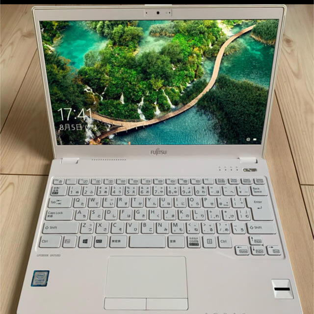 【美品】富士通　LIFEBOOK UH75/B3 22年3月まで保証