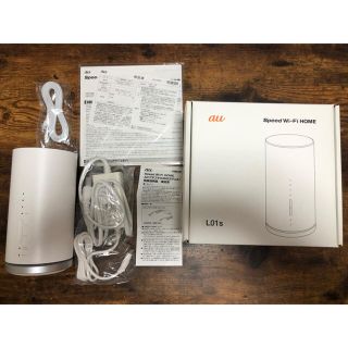 エーユー(au)のau ルーター　Speed Wi-Fi HOME L01s(その他)