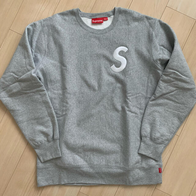 Supreme  S Logo Crewneck XL グレー カッパー setトップス