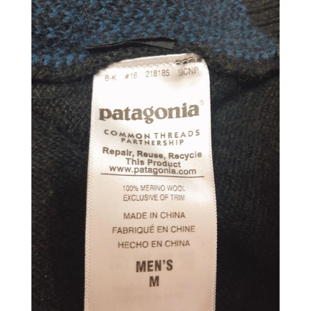 patagonia(パタゴニア)のパタゴニア  ウールセーター　Mサイズ　 メンズのトップス(ニット/セーター)の商品写真