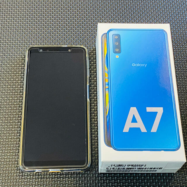 ギャラクシー GALAXY A7 ブルー - スマートフォン本体