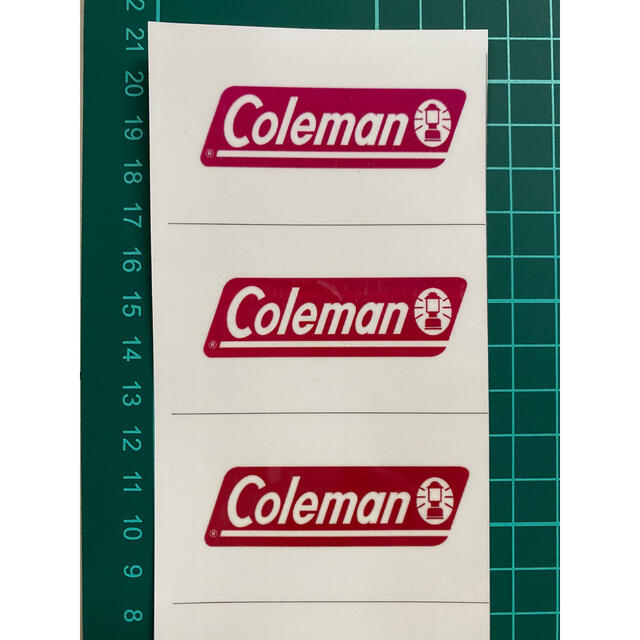 Coleman(コールマン)のコールマン・ステッカー・5枚セット　ラミネートUV加工済耐光性OK！ 自動車/バイクのバイク(ステッカー)の商品写真