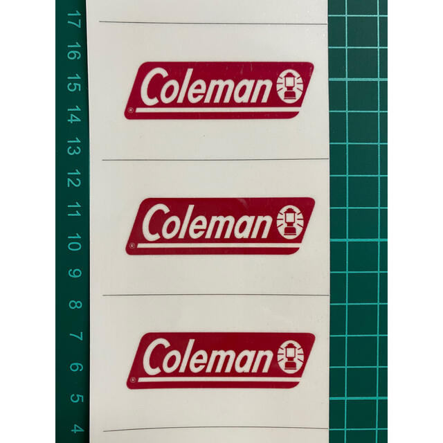 Coleman(コールマン)のコールマン・ステッカー・5枚セット　ラミネートUV加工済耐光性OK！ 自動車/バイクのバイク(ステッカー)の商品写真