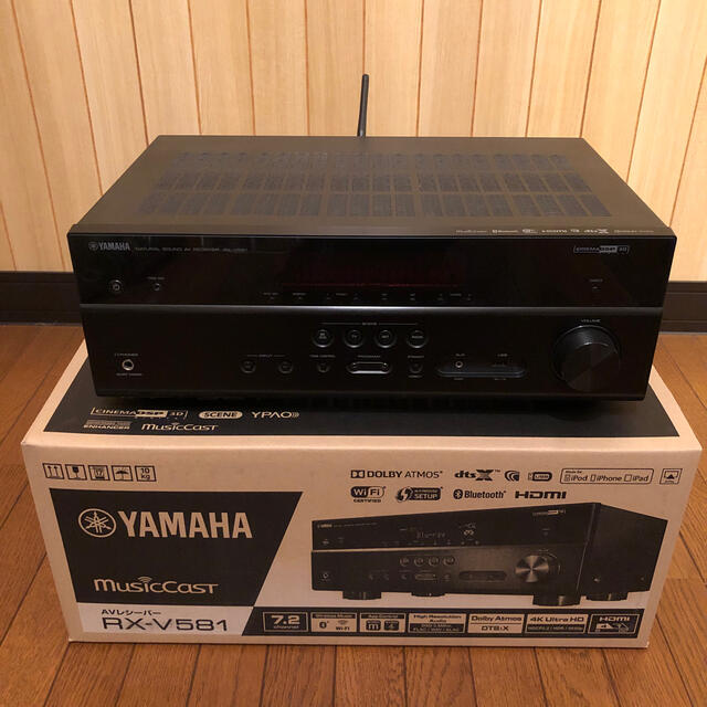 美品！YAMAHA RX-V581 7.2ch AVレシーバー　AVアンプ