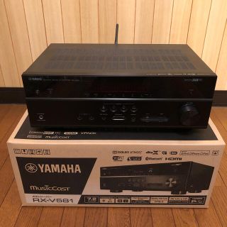 ヤマハ(ヤマハ)の美品！YAMAHA RX-V581 7.2ch AVレシーバー　AVアンプ(アンプ)