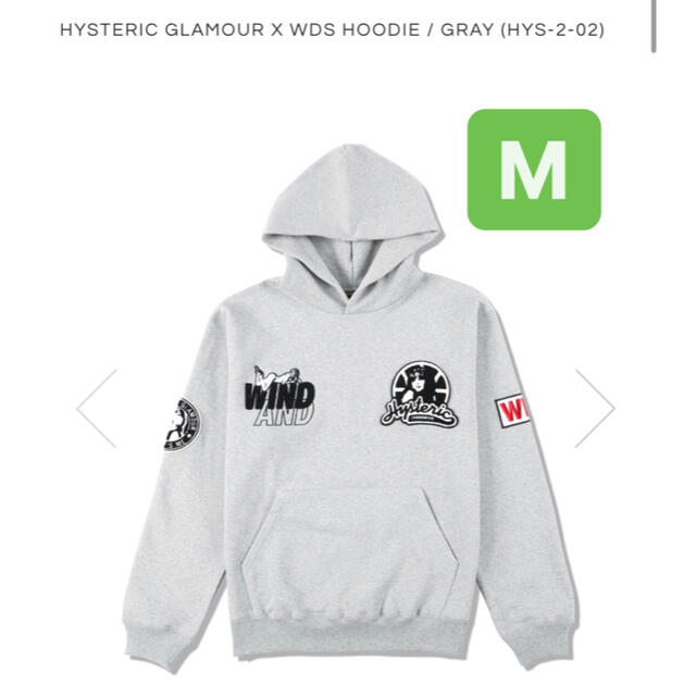 WIND AND SEA × HYSTERIC GLAMOUR HOODIE