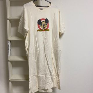 ベイフロー(BAYFLOW)のミッキーマウス　Tシャツワンピース(ロングワンピース/マキシワンピース)